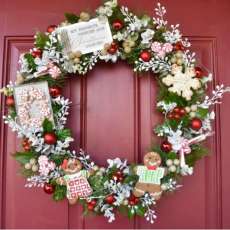 Christmas Cookie Wreath