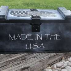 Patriotic Box With Lid