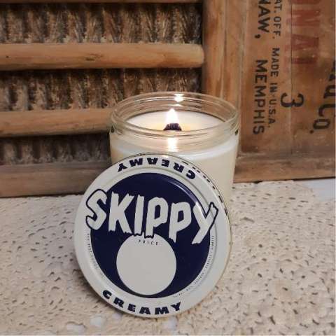 Vintage Skippy Jar Soy Candle