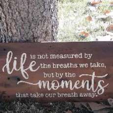 Rustic Wood Life Moments