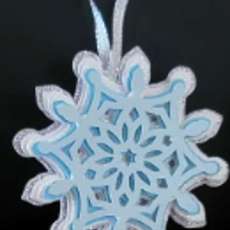 3 D Snowflake