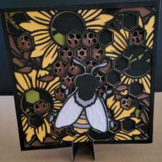 Sunflower and the Bee