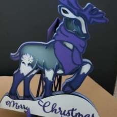 3d Reindeer
