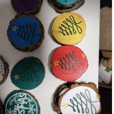 Wooden Slice Coasters