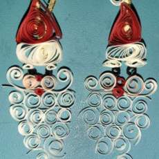 Quilled Santa