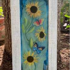 Sunflowers and Butterflies