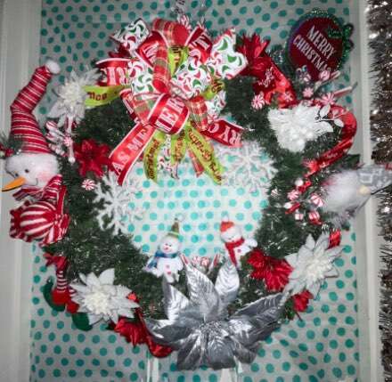 Snow Man Wreath