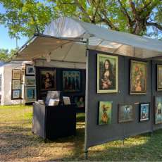 Booths at Art in the Park