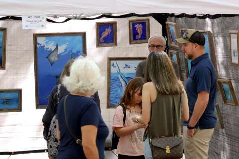 Artwork at Art in the Park