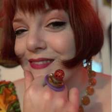 Bab's Vintage Button Rings