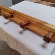 Four Peg Salvaged Cedar