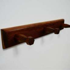 Cedar Hexagonal Pegs on Cedar Board