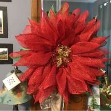 Poinsettia Wreath