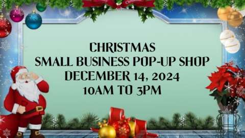 Christmas Small Business Pop Up For December