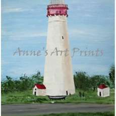 Cape May Lighthouse - 11 X 14 Acrylic on Canvas Board