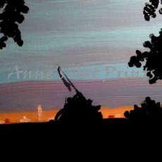 Iwo Jima Memorial at Sunset - 8 X 10 Acrylic on Canvas