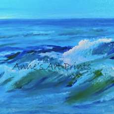 Waves - 16 X 20 Acrylic on Canvas Board