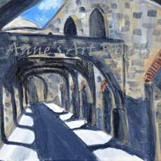 Arch Shadows at San Antonio Mission