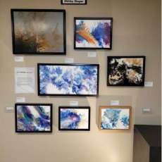 Avenue West Gallery Wall of My Work