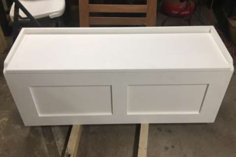 Simple Window Bench Seat W/ Storage
