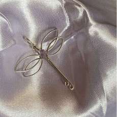 Sterling Silver Dragonfly With Amethyst