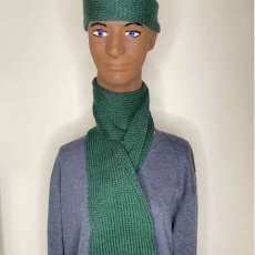 Green Cotton Scarfs