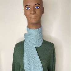 Teal Bamboo and Silk Yarn