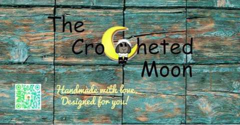 The Crocheted Moon Logo