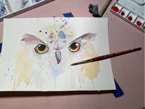 Abstract Owl