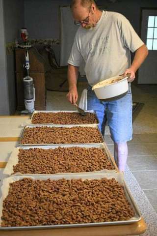 Troy Making the Roasted Pecans