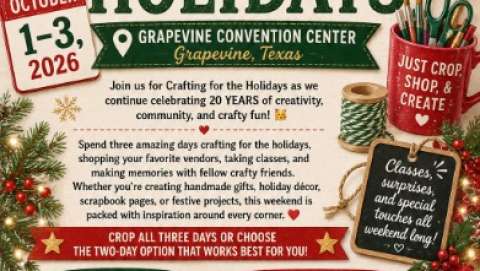 JUST Crop, Shop, & Create - Holiday Event