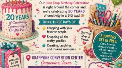 Just Crop, Shop and Create - Birthday Celebration