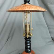 Desk Lamp From Red Coolibah and African Ebony