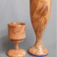 Olivewood Drinkware Set