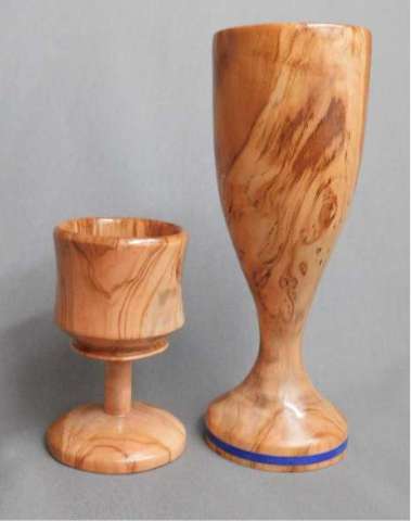 Olivewood Drinkware Set