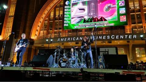 Rodger Delany Band on PNC Plaza at American Airlines Center