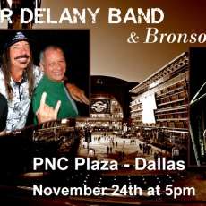 Rodger Delany Band on PNC Plaza at American Airlines Center - Show Flyer