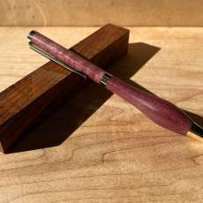 24k Plated Purpleheart Slimline