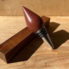 Purpleheart Bottle Stopper