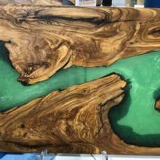 Wood and Epoxy River Board