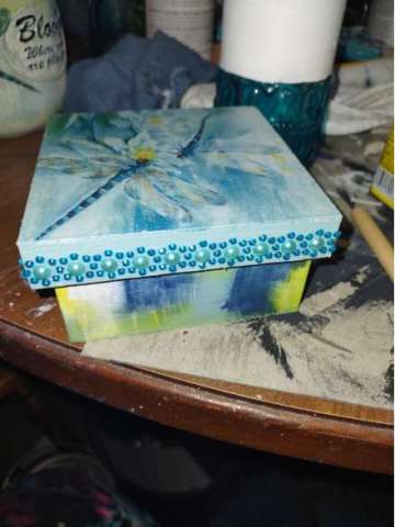 Dragonfly Trinket Box