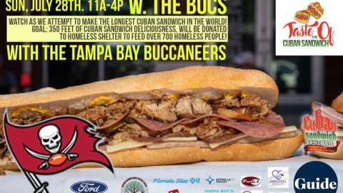 Taste of the Cuban Sandwich With the Buccaneers!