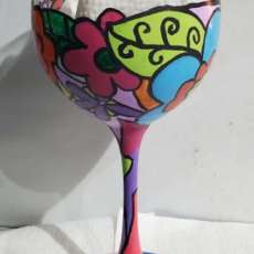 HAND Painted Cocktail Glasses