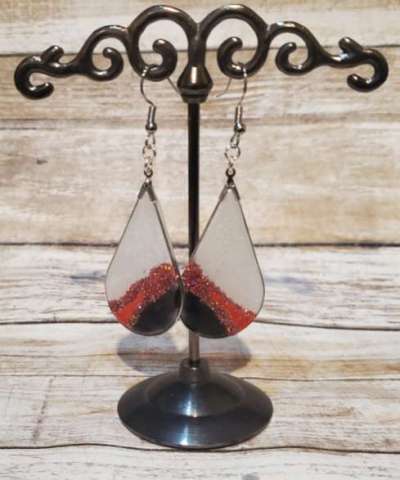 Teardrop Resin Earrings