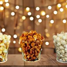 Sweet and Salty, Caramel and JalapeñO Cheddar Kettle Popped Corn