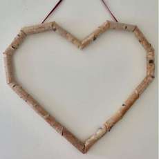 28” Birch Heart