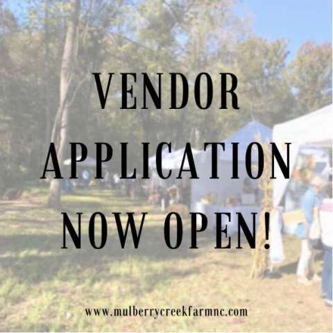Our 2022 Vendor Application Is Now Open!