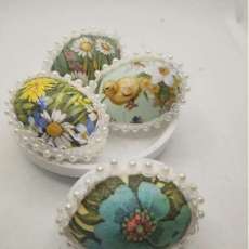 Decoupage Easter Eggs
