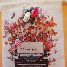 5x7 Burlap Drawstring Gift Pouch