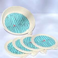 Coasters With Storage Bowl